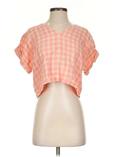 Pre-owned Lou & Grey Short Sleeve T-shirt In Pink