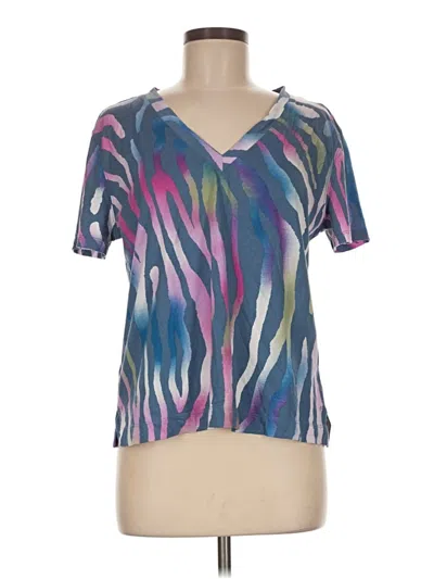 Pre-owned Lou & Grey Short Sleeve T-shirt In Purple