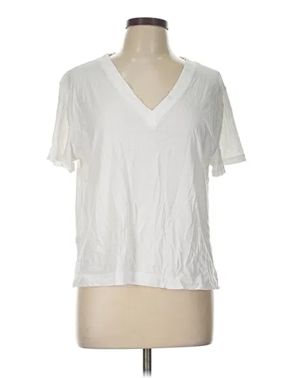 Pre-owned Lou & Grey Short Sleeve T-shirt In White