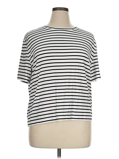 Pre-owned Lou & Grey Short Sleeve T-shirt In White