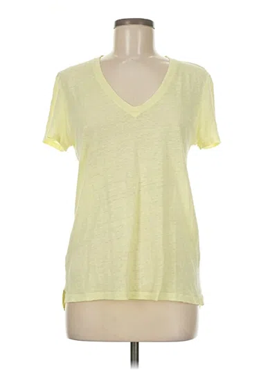 Pre-owned Lou & Grey Short Sleeve T-shirt In Yellow