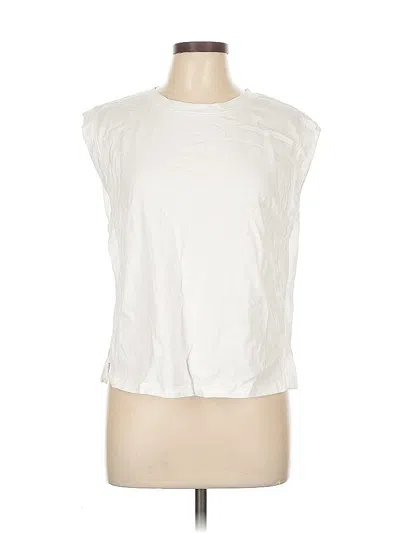 Pre-owned Lou & Grey Sleeveless T-shirt In White