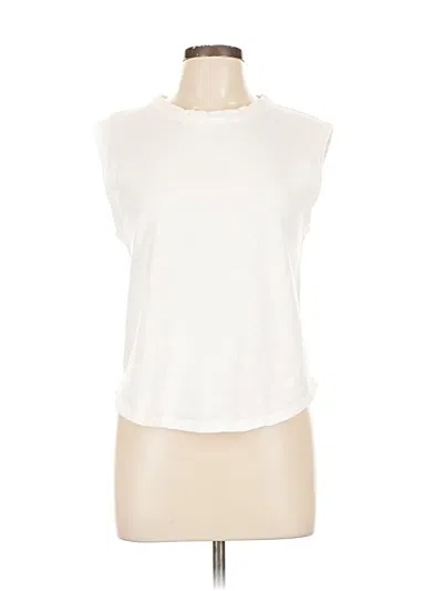 Pre-owned Lou & Grey Sleeveless T-shirt In White