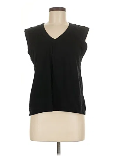 Pre-owned Lou & Grey Sleeveless T-shirt In Black