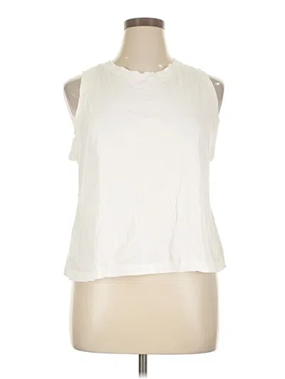Pre-owned Lou & Grey Sleeveless T-shirt In Ivory
