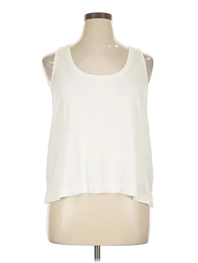 Pre-owned Lou & Grey Sleeveless T-shirt In White