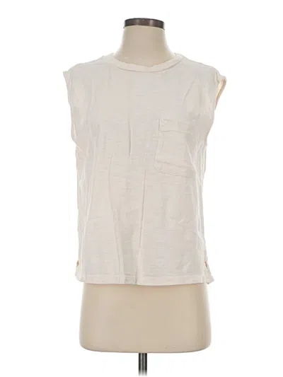 Pre-owned Lou & Grey Sleeveless T-shirt In White