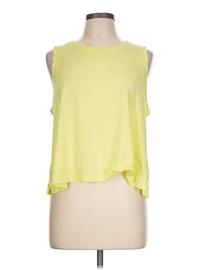 Pre-owned Lou & Grey Sleeveless T-shirt In Yellow