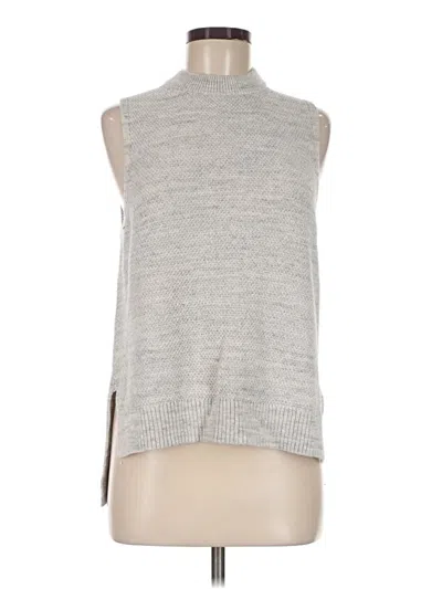 Pre-owned Lou & Grey Sweater Vest In Silver