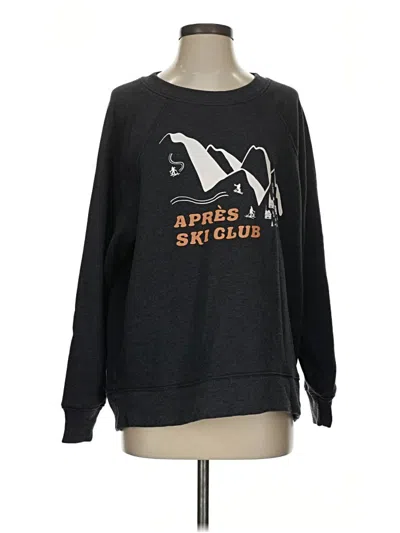 Pre-owned Lou & Grey Sweatshirt In Black