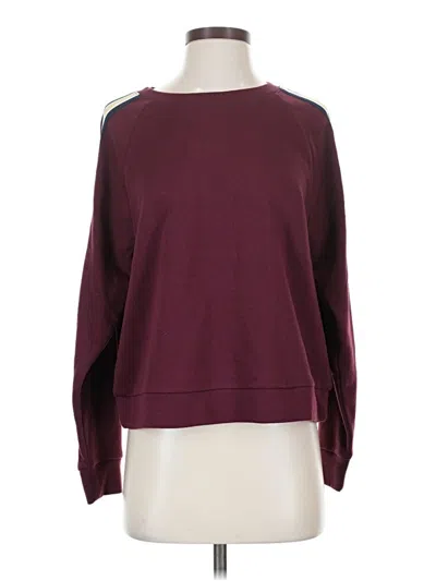 Pre-owned Lou & Grey Sweatshirt In Burgundy