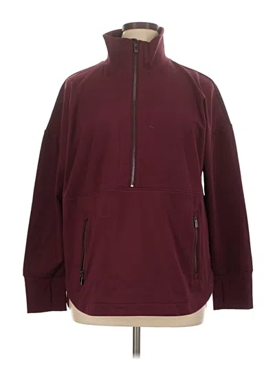 Pre-owned Lou & Grey Sweatshirt In Burgundy