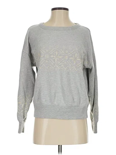 Pre-owned Lou & Grey Sweatshirt In Gray