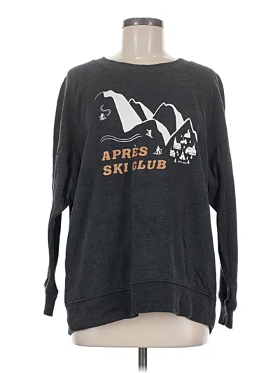 Pre-owned Lou & Grey Sweatshirt In Gray