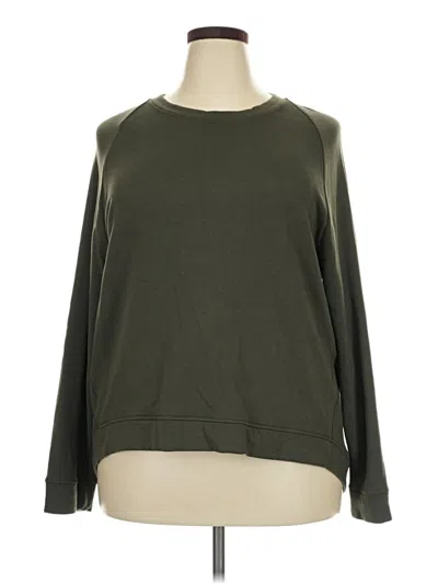 Pre-owned Lou & Grey Sweatshirt In Green