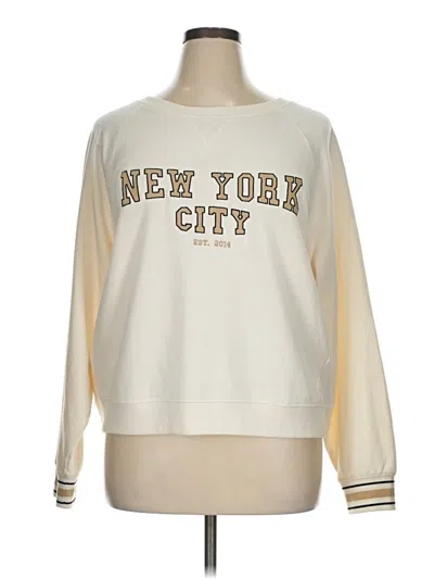 Pre-owned Lou & Grey Sweatshirt In Ivory