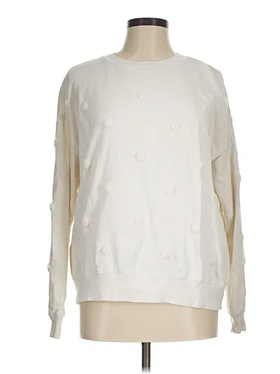 Pre-owned Lou & Grey Sweatshirt In Ivory