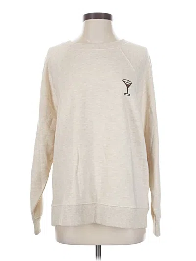 Pre-owned Lou & Grey Sweatshirt In Ivory