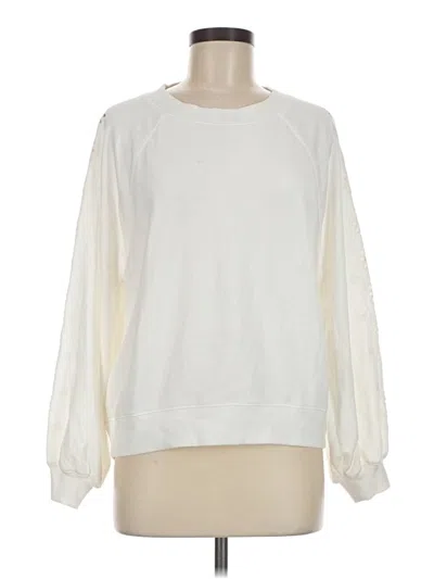 Pre-owned Lou & Grey Sweatshirt In Ivory