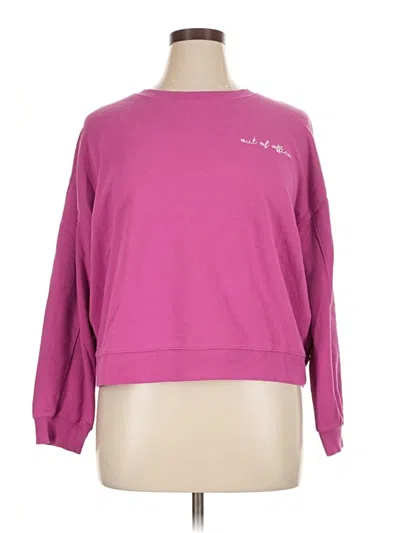 Pre-owned Lou & Grey Sweatshirt In Pink