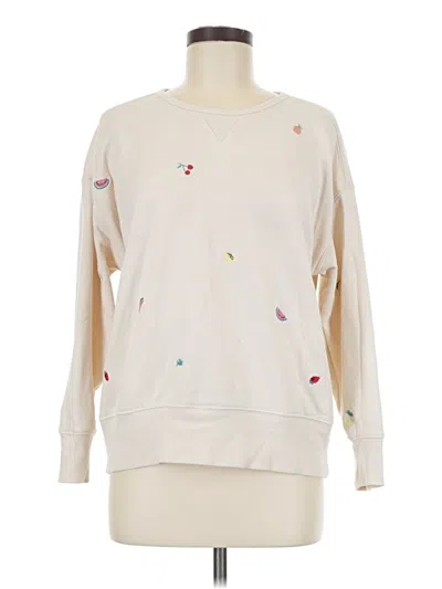 Pre-owned Lou & Grey Sweatshirt In White