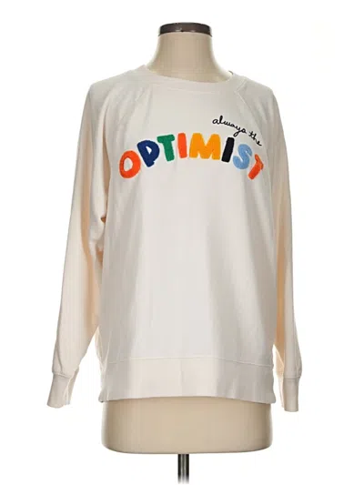 Pre-owned Lou & Grey Sweatshirt In White
