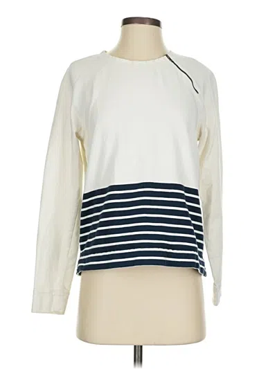 Pre-owned Lou & Grey Sweatshirt In White