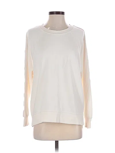 Pre-owned Lou & Grey Sweatshirt In White
