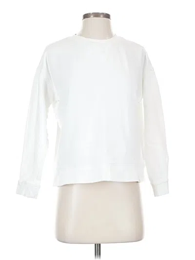 Pre-owned Lou & Grey Sweatshirt In White