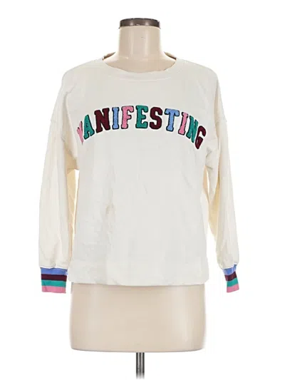 Pre-owned Lou & Grey Sweatshirt In White