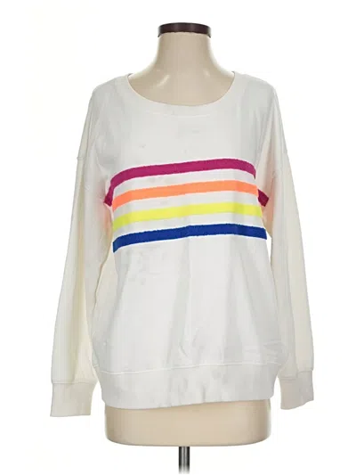 Pre-owned Lou & Grey Sweatshirt In White