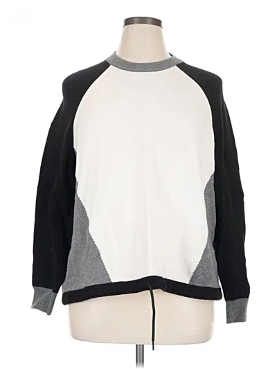 Pre-owned Lou & Grey Sweatshirt In White