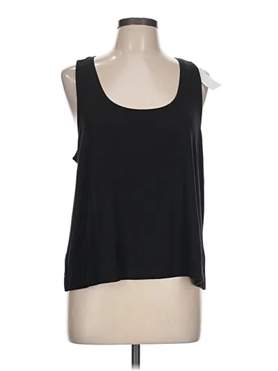 Pre-owned Lou & Grey Tank Top Black Strapless Neckline Tops