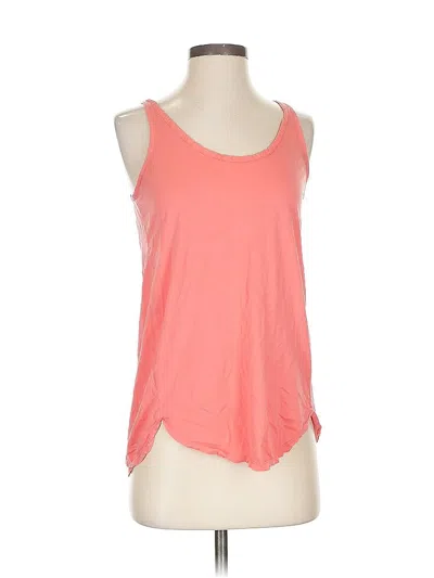 Pre-owned Lou & Grey Tank Top Pink Halter Neckline Tops