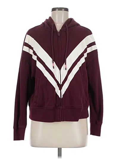 Pre-owned Lou & Grey Track Jacket In Burgundy