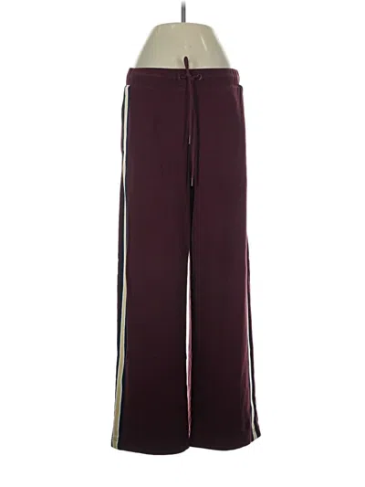 Pre-owned Lou & Grey Track Pants In Burgundy