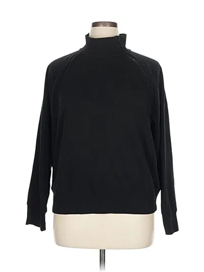 Pre-owned Lou & Grey Turtleneck Sweater In Black