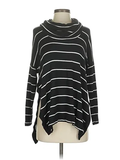 Pre-owned Lou & Grey Turtleneck Sweater In Black