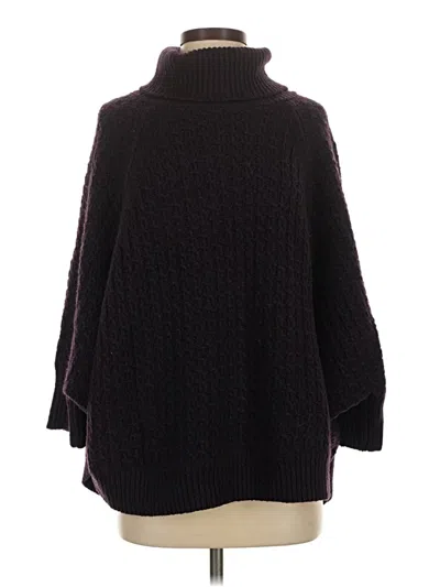 Pre-owned Lou & Grey Turtleneck Sweater In Black