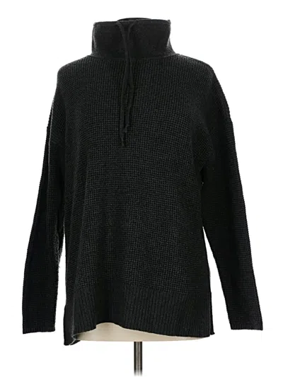 Pre-owned Lou & Grey Turtleneck Sweater In Black