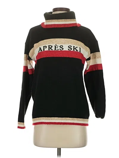 Pre-owned Lou & Grey Turtleneck Sweater In Black