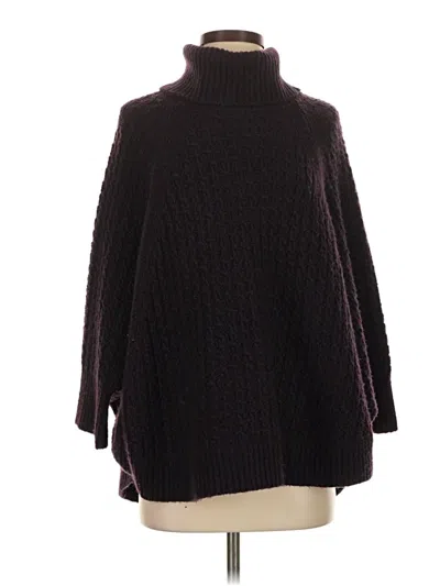 Pre-owned Lou & Grey Turtleneck Sweater In Black