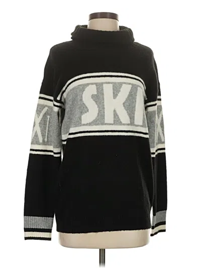 Pre-owned Lou & Grey Turtleneck Sweater In Black