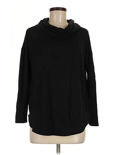 Pre-owned Lou & Grey Turtleneck Sweater In Black