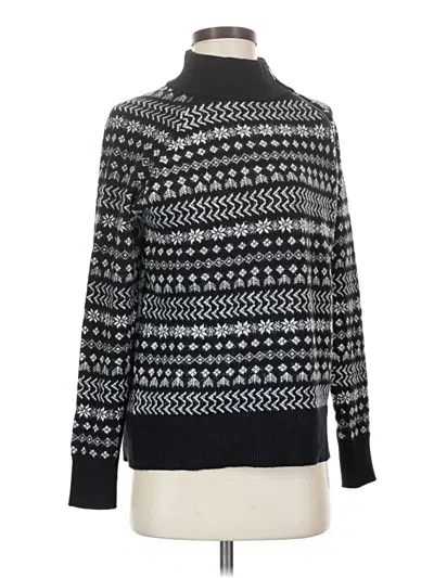 Pre-owned Lou & Grey Turtleneck Sweater In Black