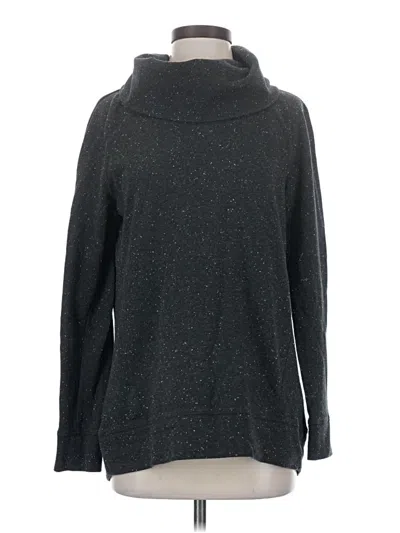 Pre-owned Lou & Grey Turtleneck Sweater In Black