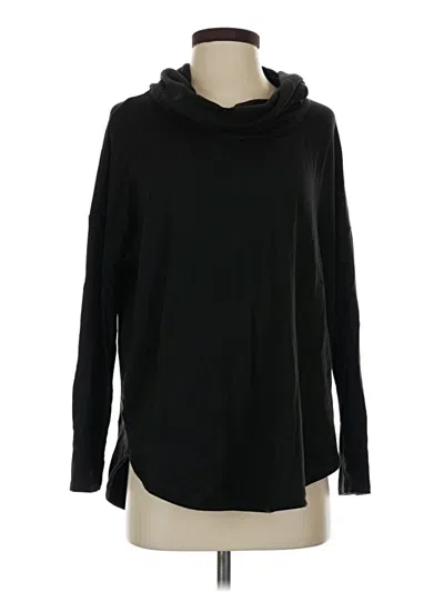 Pre-owned Lou & Grey Turtleneck Sweater In Black
