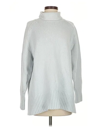 Pre-owned Lou & Grey Turtleneck Sweater In Blue