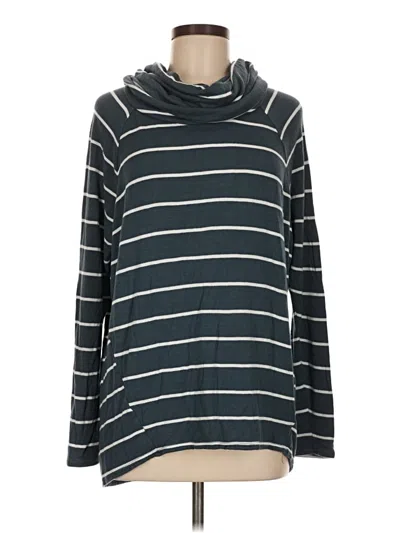 Pre-owned Lou & Grey Turtleneck Sweater In Blue