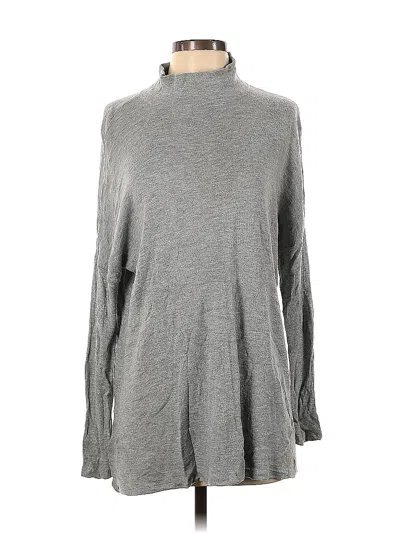 Pre-owned Lou & Grey Turtleneck Sweater In Gray
